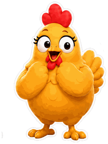 A yellow hen