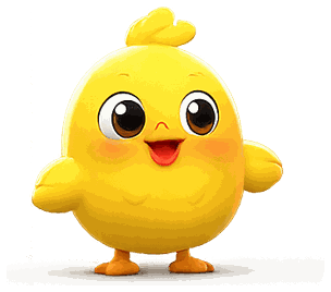 A newly hatched yellow chick