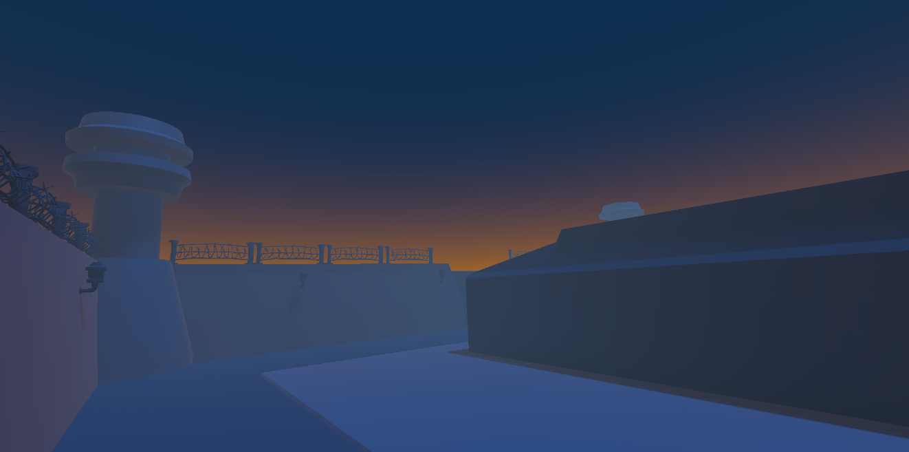 Prison yard screenshot